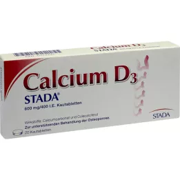 Wapń D3 Stada, 20 szt