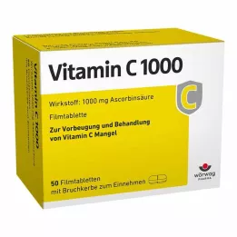 VITAMIN C 1000 tabletek powlekanych, 50 szt