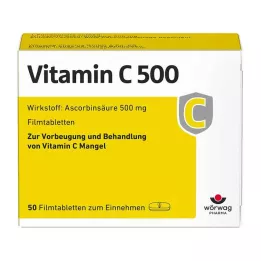VITAMIN C 500 tabletek powlekanych, 50 szt