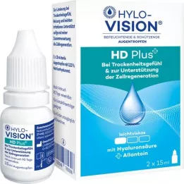 HYLO-VISION HD plus krople do oczu, 2x15 ml