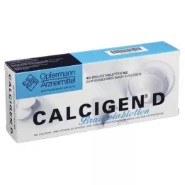 CALCIGEN D 600 mg/400 I.E. tabletki musujące, 40 szt