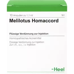 MELILOTUS HOMACCORD ampules, 10 szt