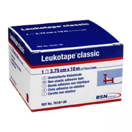 LEUKOTAPE Klasyczny 3,75 cmx10 m czerwony, 1 szt