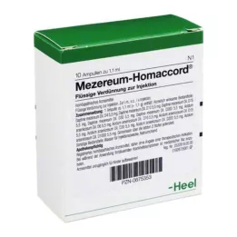 MEZEREUM HOMACCORD ampules, 10 szt
