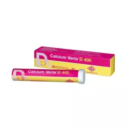 CALCIUM VERLA D 400 tabletki musujące, 20 szt
