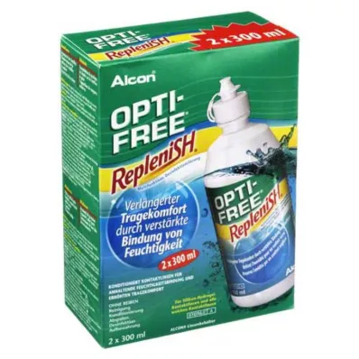 OPTI-FREE RepleniSH Wielofunkcyjny roztwór dezynfekujący, 2X300 ml OPTI-FREE RepleniSH Wielofunkcyjny roztwór dezynfekujący, 2X300 ml