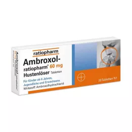 AMBROXOL-ratiopharm 60 mg tabletki wykrztuśne na kaszel, 20 szt