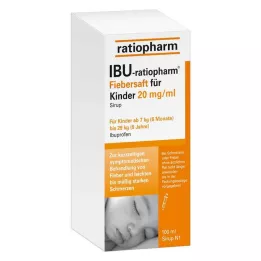 IBU-RATIOPHARM Syrop przeciwgorączkowy dla dzieci 20 mg/ml, 100 ml
