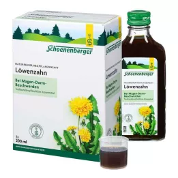 LÖWENZAHN SAFT Soki roślinne lecznicze Schoenenberger, 3X200 ml