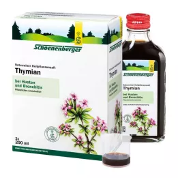 THYMIAN SAFT Soki roślinne lecznicze Schoenenberger, 3X200 ml