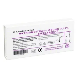 Natrum citricum 3,13% ampułki, 10X2 ml