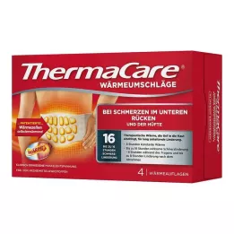 THERMACARE Bandaże na plecy S-XL przeciwbólowe, 4 sztuki