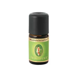 MUSKATELLERSALBEIÖL olejek eteryczny organiczny, 5 ml