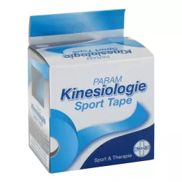 KINESIOLOGIE Taśma sportowa 5 cmx5 m niebieska, 1 szt