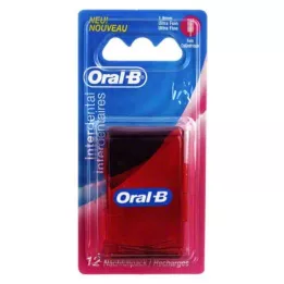 ORAL-B Szczoteczki międzyzębowe ultra cienkie 1,9 mm opakowanie uzupełniające, 12 szt