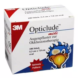 OPTICLUDE 3M midi 5,3x7 cm 1538/100, 100 szt