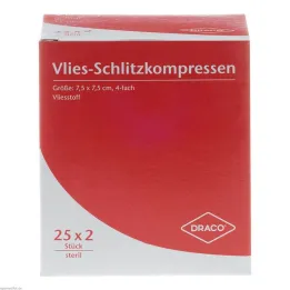 Kompresy szczelinowe z polaru 7,5x, 25x2 sztuki