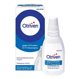 OTRIVEN 0,1% spray do nosa dla dorosłych i dzieci w wieku szkolnym, 10 ml