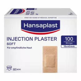 HANSAPLAST Plastry miękkie iniekcyjne 19x40 mm, 100 szt