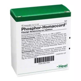 PHOSPHOR HOMACCORD ampules, 10 szt