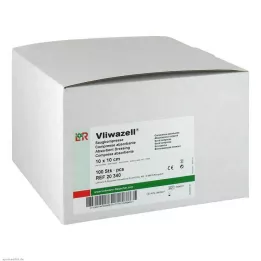 VLIWAZELL Kompresy chłonne niejałowe 10x10 cm, 100 szt