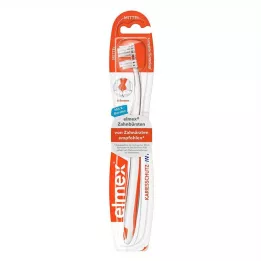 ELMEX interX Caries Protection krótka główka szczoteczki do zębów średnia, 1 szt