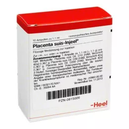 PLACENTA SUIS Ampuls Insuleel, 10 szt