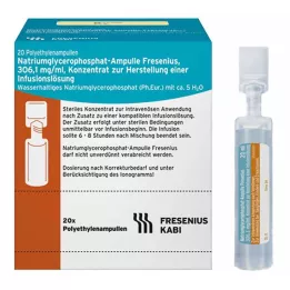 NATRIUMGLYCEROPHOSPHAT Ampułka koncentratu roztworu do infuzji, 20X10 ml