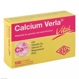 CALCIUM VERLA Tabletki powlekane Vital, 100 szt