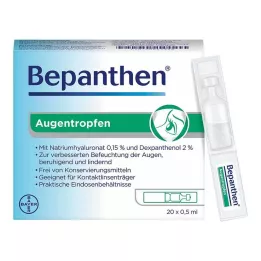 BEPANTHEN Krople do oczu, 20X0,5 ml
