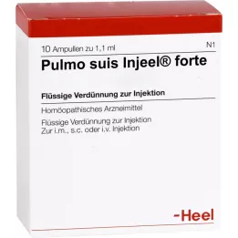 PULMO SUIS Ampules Forte inceel, 10 szt