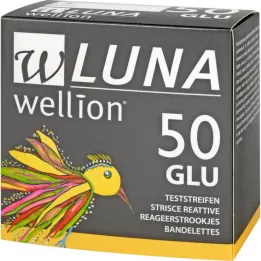 WELLION LUNA Paski do pomiaru glukozy we krwi, 50 szt
