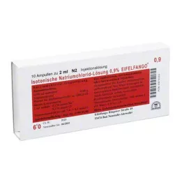 ISOTONISCHE Roztwór NaCl 0,9% Eifelfango Inj.-Lsg., 10X2 ml