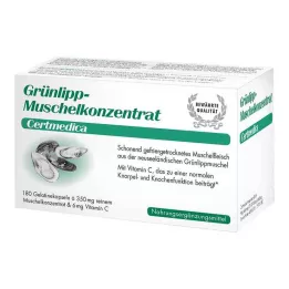 GRÜNLIPPMUSCHEL KONZENTRAT Kapseln, 180 szt