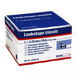 LEUKOTAPE Klasyczny 3,75 cmx10 m czarny, 1 szt