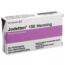 JODETTEN 150 tabletek Henninga, 100 szt