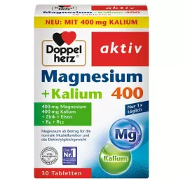 DOPPELHERZ Tabletki magnezu i potasu, 30 szt