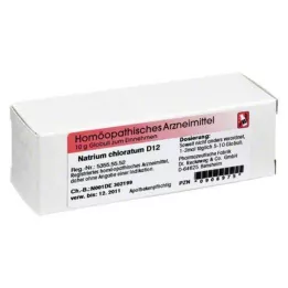 NATRIUM CHLORATUM D 12 Kuleczek, 10 g