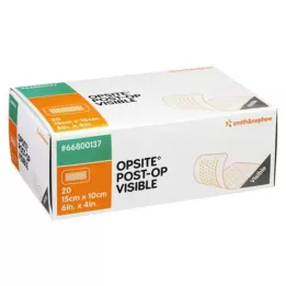 OPSITE Słupek-OP Widoczny bandaż 10x15 cm, 20 szt