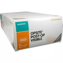 OPSITE Słupek-OP Widoczny bandaż 10x25 cm, 20 szt