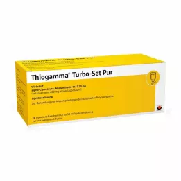 THIOGAMMA Butelki do wstrzykiwań Turbo Set Pur, 10 x 50 ml