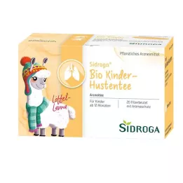 SIDROGA Organiczne torebki filtrujące do herbaty na kaszel dla dzieci, 20 x 1,5 g