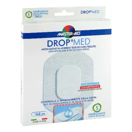 DROP Med 8x10 cm skojarzenie steryliowe steryliowe pomoc, 5 szt