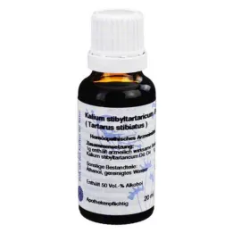 TARTARUS EMETICUS d 4 rozcieńczenie, 20 ml