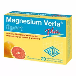 MAGNESIUM VERLA plus granulat 20 szt
