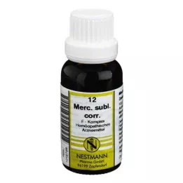 MERCURIUS SUBLIMATUS CORR.F Kompleks Nr 12, 20 ml