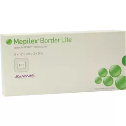 Mepilex Border Lite Foam Association 5x12.5 cm Sterylne, 5 szt