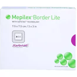 Mepilex Border Lite Foam Association 7.5x7,5 cm Sterylne, 5 szt