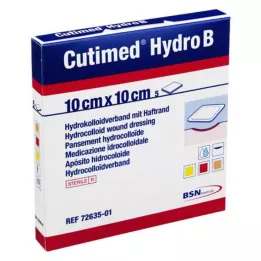 CUTIMED Hydro B Hydrok.Wer.10x10 cm m.Haftr., 5 szt
