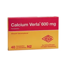 CALCIUM VERLA 600 mg tabletki z filmu, 40 szt